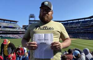 Brandon attended Philadelphia Phillies - MLB vs Colorado Rockies on Apr 28th 2022 via VetTix 