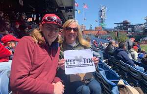 Cheryl attended Philadelphia Phillies - MLB vs Colorado Rockies on Apr 28th 2022 via VetTix 