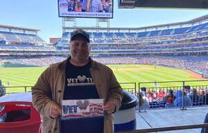 Peter attended Philadelphia Phillies - MLB vs Colorado Rockies on Apr 28th 2022 via VetTix 