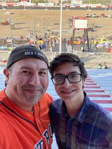 Carlos attended Tucson Speedway - Fan Appreciation Night on Apr 23rd 2022 via VetTix 