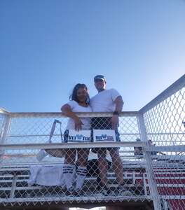 William and Veronica attended Tucson Speedway - Fan Appreciation Night on Apr 23rd 2022 via VetTix 