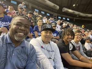 Chris H. attended Arizona Diamondbacks - MLB vs Los Angeles Dodgers on Apr 25th 2022 via VetTix 
