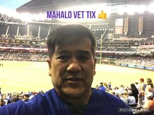 Stephen attended Arizona Diamondbacks - MLB vs Los Angeles Dodgers on Apr 26th 2022 via VetTix 