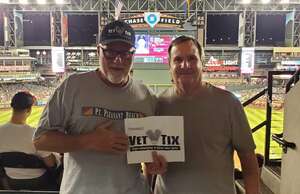Leonard attended Arizona Diamondbacks - MLB vs Colorado Rockies on May 6th 2022 via VetTix 