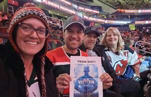 Click To Read More Feedback from Post Deployment Surprise for my Family to New Jersey Devils hockey game.