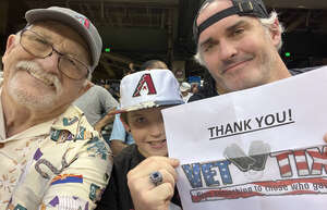 Ken S attended Arizona Diamondbacks - MLB vs Kansas City Royals on May 24th 2022 via VetTix 