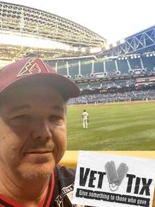 Glenn attended Arizona Diamondbacks - MLB vs Kansas City Royals on May 24th 2022 via VetTix 