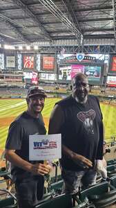 Dick attended Arizona Diamondbacks - MLB vs Atlanta Braves on Jun 1st 2022 via VetTix 