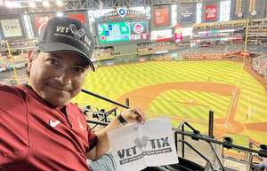 David attended Arizona Diamondbacks - MLB vs Atlanta Braves on Jun 1st 2022 via VetTix 