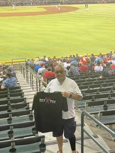 DAVE SALGADO attended Arizona Diamondbacks - MLB vs Cincinnati Reds on Jun 13th 2022 via VetTix 