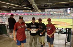 Dwayne attended Arizona Diamondbacks - MLB vs Cincinnati Reds on Jun 13th 2022 via VetTix 