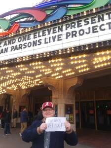 james attended The Alan Parsons Live Project on Apr 21st 2022 via VetTix 