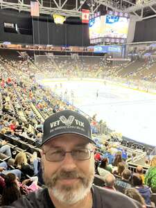 Mark attended Jacksonville Icemen - ECHL vs Atlanta Gladiators on Apr 22nd 2022 via VetTix 
