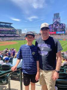 Daniel attended Colorado Rockies - MLB vs Kansas City Royals on May 15th 2022 via VetTix 