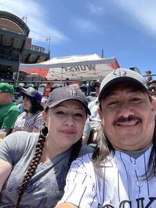 Tracy attended Colorado Rockies - MLB vs Kansas City Royals on May 15th 2022 via VetTix 