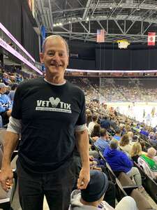 Lawrence attended Jacksonville Icemen - ECHL vs Atlanta Gladiators on Apr 27th 2022 via VetTix 