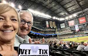 Jim attended Arizona Diamondbacks - MLB vs Cincinnati Reds on Jun 14th 2022 via VetTix 