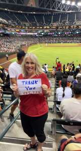 Dee attended Arizona Diamondbacks - MLB vs Cincinnati Reds on Jun 14th 2022 via VetTix 