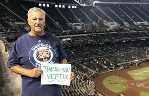 Vincent attended Arizona Diamondbacks - MLB vs Detroit Tigers on Jun 26th 2022 via VetTix 