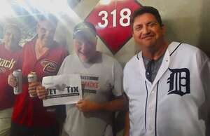 Leonard attended Arizona Diamondbacks - MLB vs Detroit Tigers on Jun 26th 2022 via VetTix 