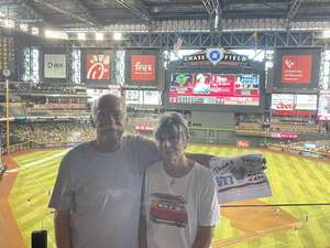 Dale attended Arizona Diamondbacks - MLB vs Colorado Rockies on Jul 9th 2022 via VetTix 