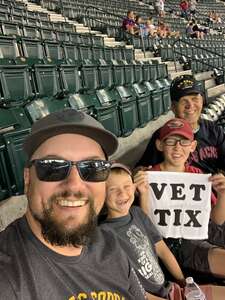 Jerry attended Arizona Diamondbacks - MLB vs Colorado Rockies on Jul 9th 2022 via VetTix 