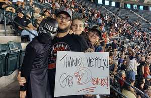 Jessica attended Arizona Diamondbacks - MLB vs Washington Nationals on Jul 23rd 2022 via VetTix 