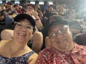Dawn attended Arizona Diamondbacks - MLB vs Washington Nationals on Jul 23rd 2022 via VetTix 