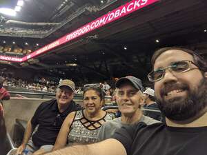 Bruce attended Arizona Diamondbacks - MLB vs Philadelphia Phillies on Aug 29th 2022 via VetTix 