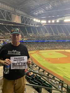 Robert attended Arizona Diamondbacks - MLB vs Milwaukee Brewers on Sep 2nd 2022 via VetTix 