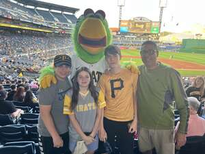 Jaime attended Pittsburgh Pirates - MLB vs Cincinnati Reds on May 12th 2022 via VetTix 