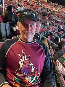 Russell attended Arizona Coyotes - NHL vs Washington Capitals on Apr 22nd 2022 via VetTix 