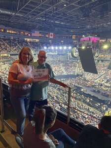 Farrell attended Eric Church: the Gather Again Tour on May 13th 2022 via VetTix 
