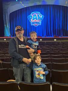 Nathan attended Paw Patrol Live! The Great Pirate Adventure on May 1st 2022 via VetTix 