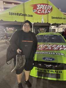 Rebeca attended NASCAR All-star Race on May 22nd 2022 via VetTix 