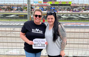 Michelle attended NASCAR All-star Race on May 22nd 2022 via VetTix 