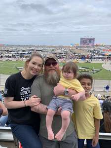 Shane and Family attended NASCAR All-star Race on May 22nd 2022 via VetTix 