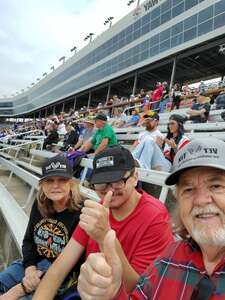 Lonnie attended NASCAR All-star Race on May 22nd 2022 via VetTix 
