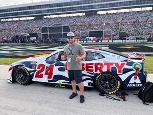 Jeffrey attended NASCAR All-star Race on May 22nd 2022 via VetTix 