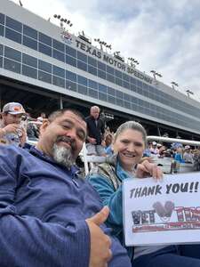 Timothy attended NASCAR All-star Race on May 22nd 2022 via VetTix 