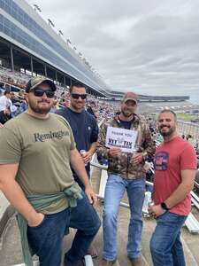 James attended NASCAR All-star Race on May 22nd 2022 via VetTix 