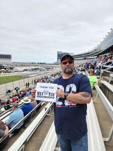 Benjamin attended NASCAR All-star Race on May 22nd 2022 via VetTix 