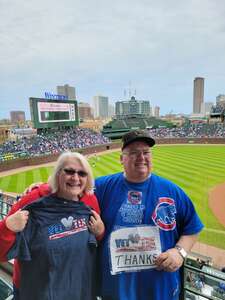John attended Chicago Cubs - MLB vs Los Angeles Dodgers on May 8th 2022 via VetTix 