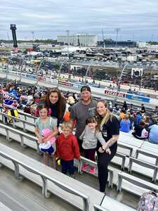 Anna attended Duramax Drydene 400 Presented by Reladyne - NASCAR Cup Series on May 2nd 2022 via VetTix 