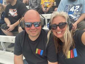 Monica attended Duramax Drydene 400 Presented by Reladyne - NASCAR Cup Series on May 2nd 2022 via VetTix 