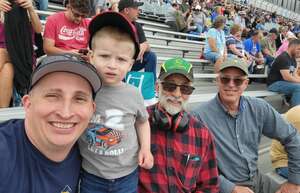 Kevin attended Duramax Drydene 400 Presented by Reladyne - NASCAR Cup Series on May 2nd 2022 via VetTix 