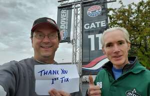 Fred attended Duramax Drydene 400 Presented by Reladyne - NASCAR Cup Series on May 2nd 2022 via VetTix 