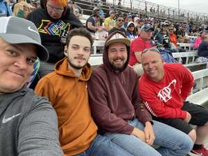Anthony attended Duramax Drydene 400 Presented by Reladyne - NASCAR Cup Series on May 2nd 2022 via VetTix 