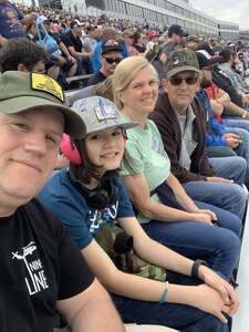 Michael attended Duramax Drydene 400 Presented by Reladyne - NASCAR Cup Series on May 2nd 2022 via VetTix 