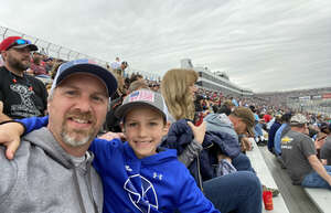 Ben attended Duramax Drydene 400 Presented by Reladyne - NASCAR Cup Series on May 2nd 2022 via VetTix 
